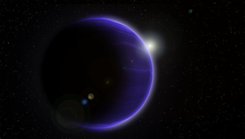 Alien on another planet